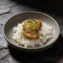 Хрустящая курица с кокосовым рисом